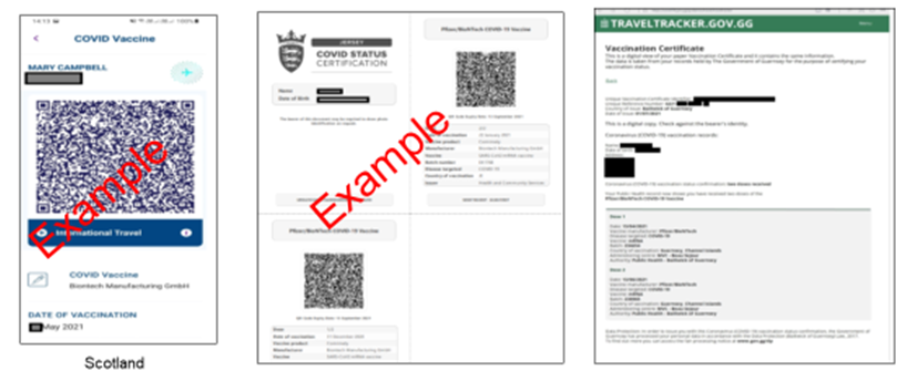Examples of digital proof from Crown Dependencies